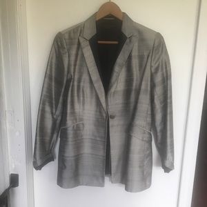 Rag And Bone Silver and Black Blazer, Size 4